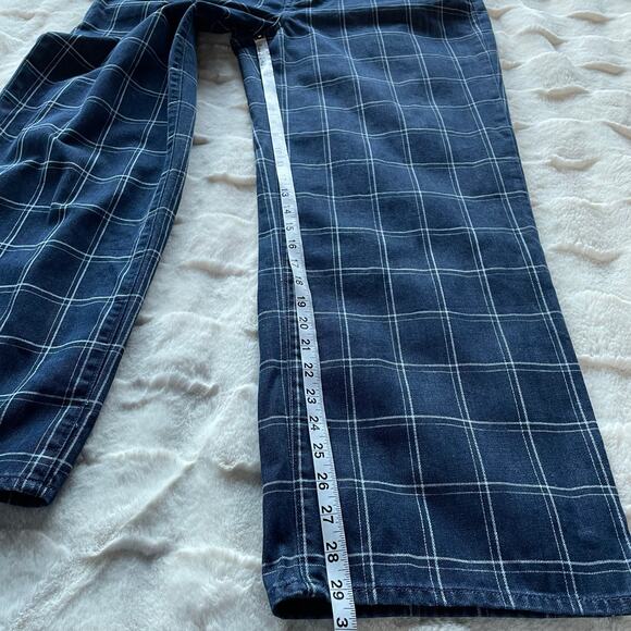 🔥NWOT Madewell Classic The Perfect Vintage Wide Leg Jean In Windowpane Checks - Picture 14 of 16